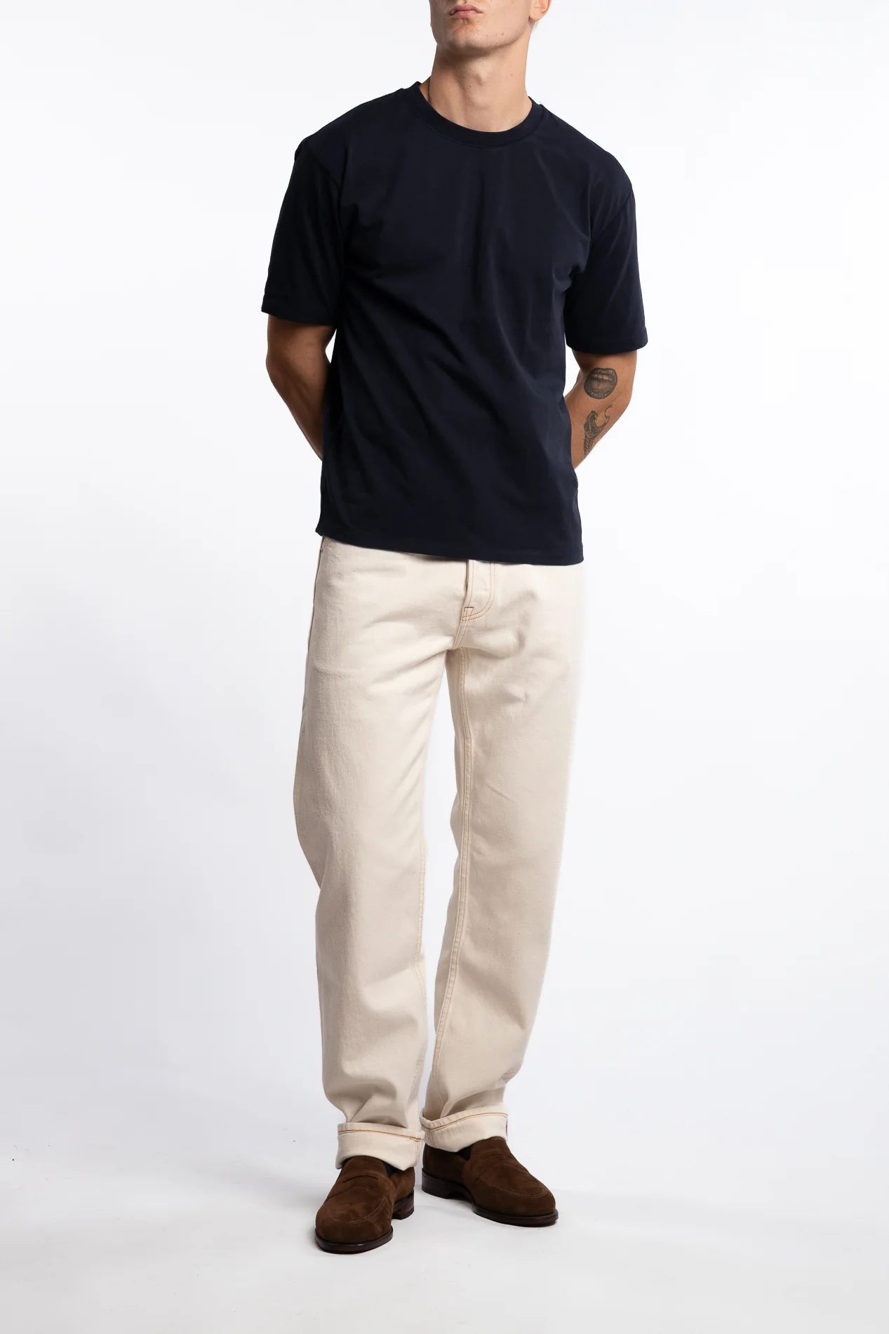 Short Sleeve Hiking T-Shirt Navy - Image 5