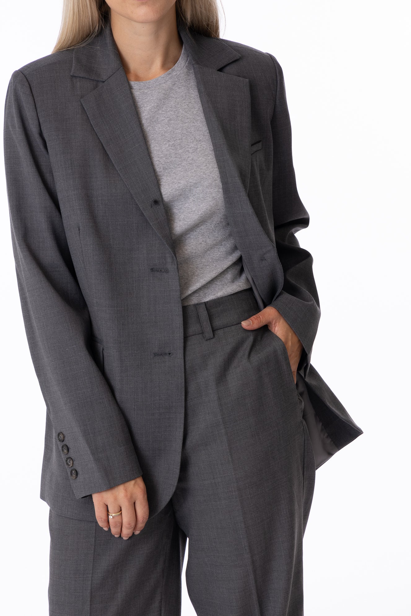 Amaya Blazer- Dark grey - Image 3