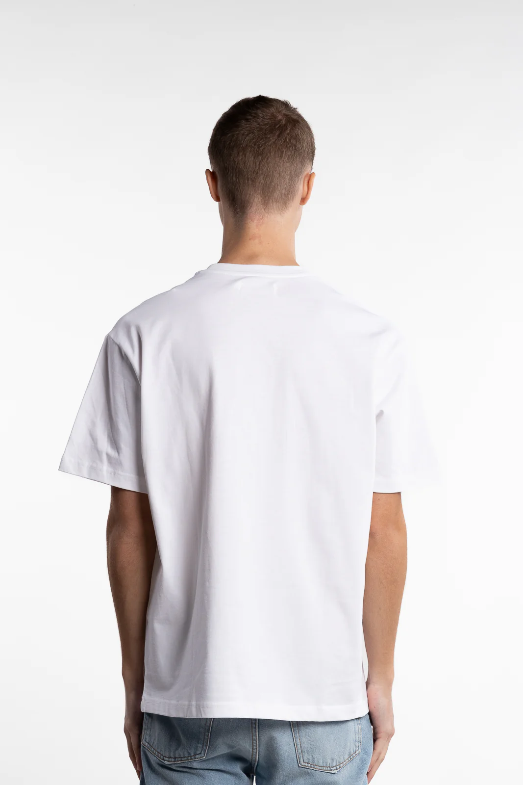 Organic Cotton Relaxed T-Shirt White - Image 3