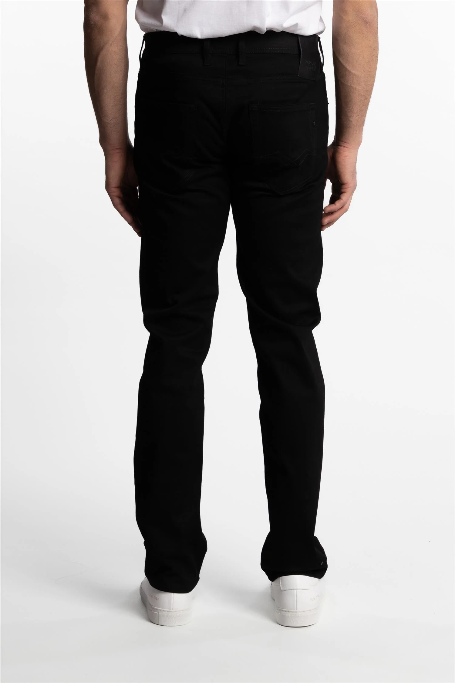 Grover Straight Fit Hyperflex Jeans Black - Image 3