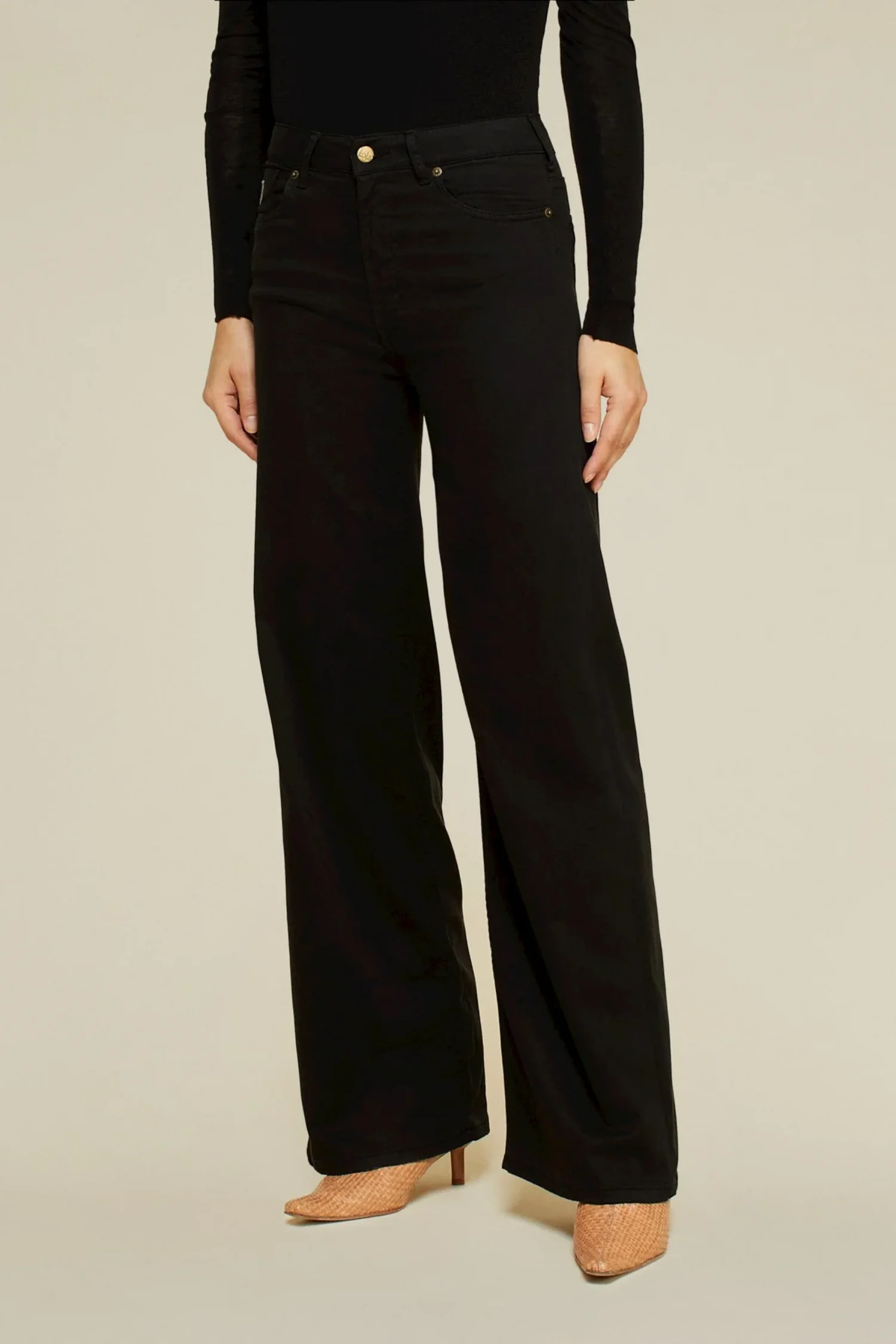 Palazzo Lea Soft Colour- Black - Image 3