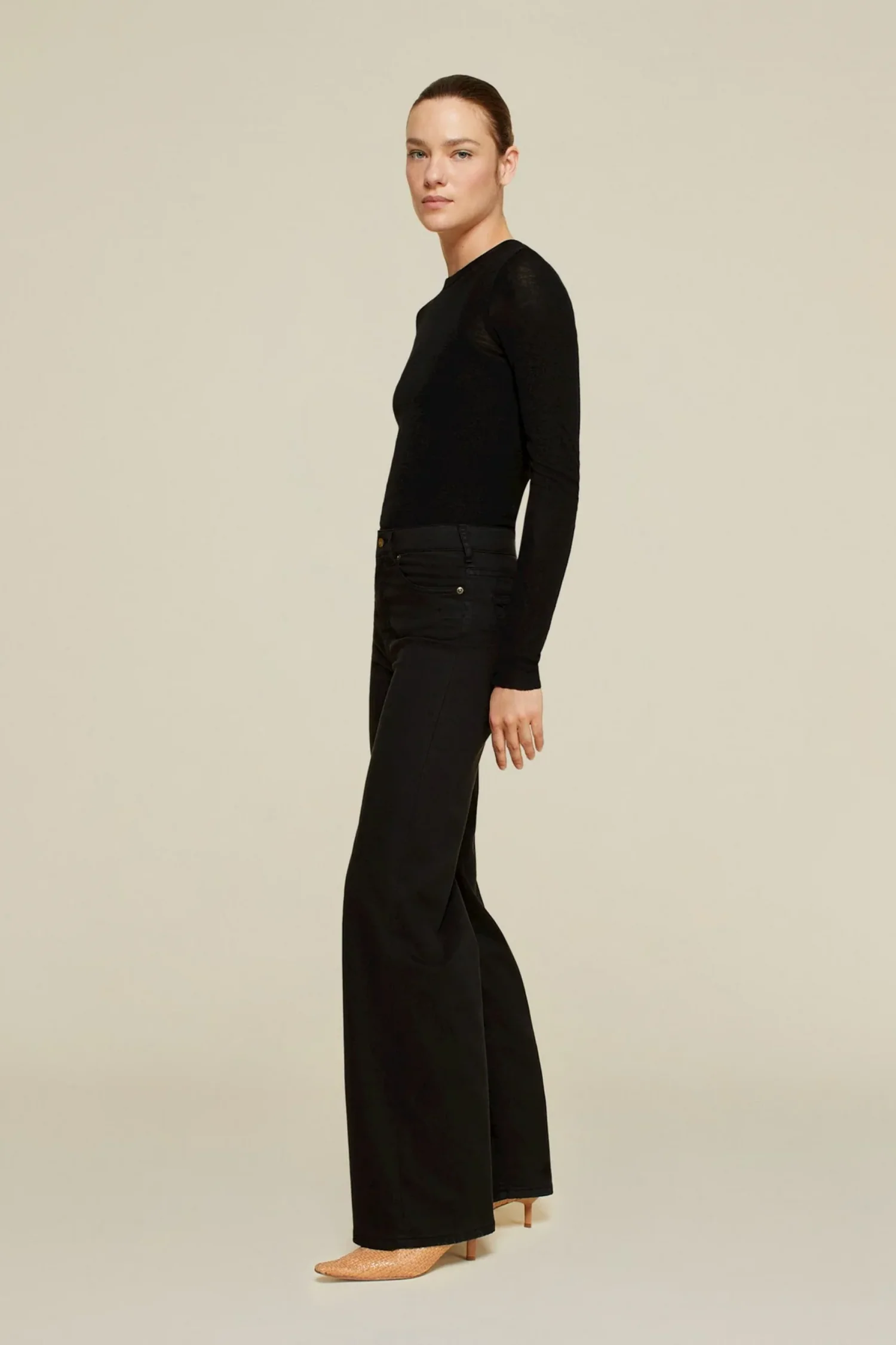 Palazzo Lea Soft Colour- Black - Image 5