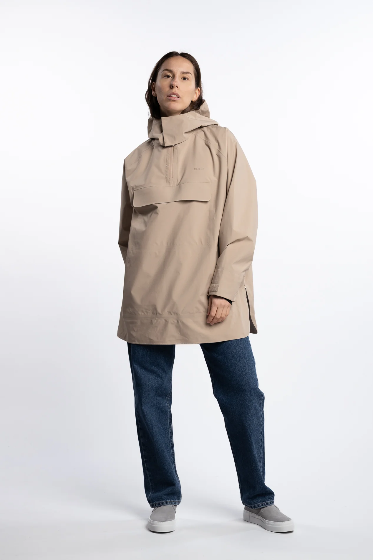 Voss Poncho- Beige - Image 2