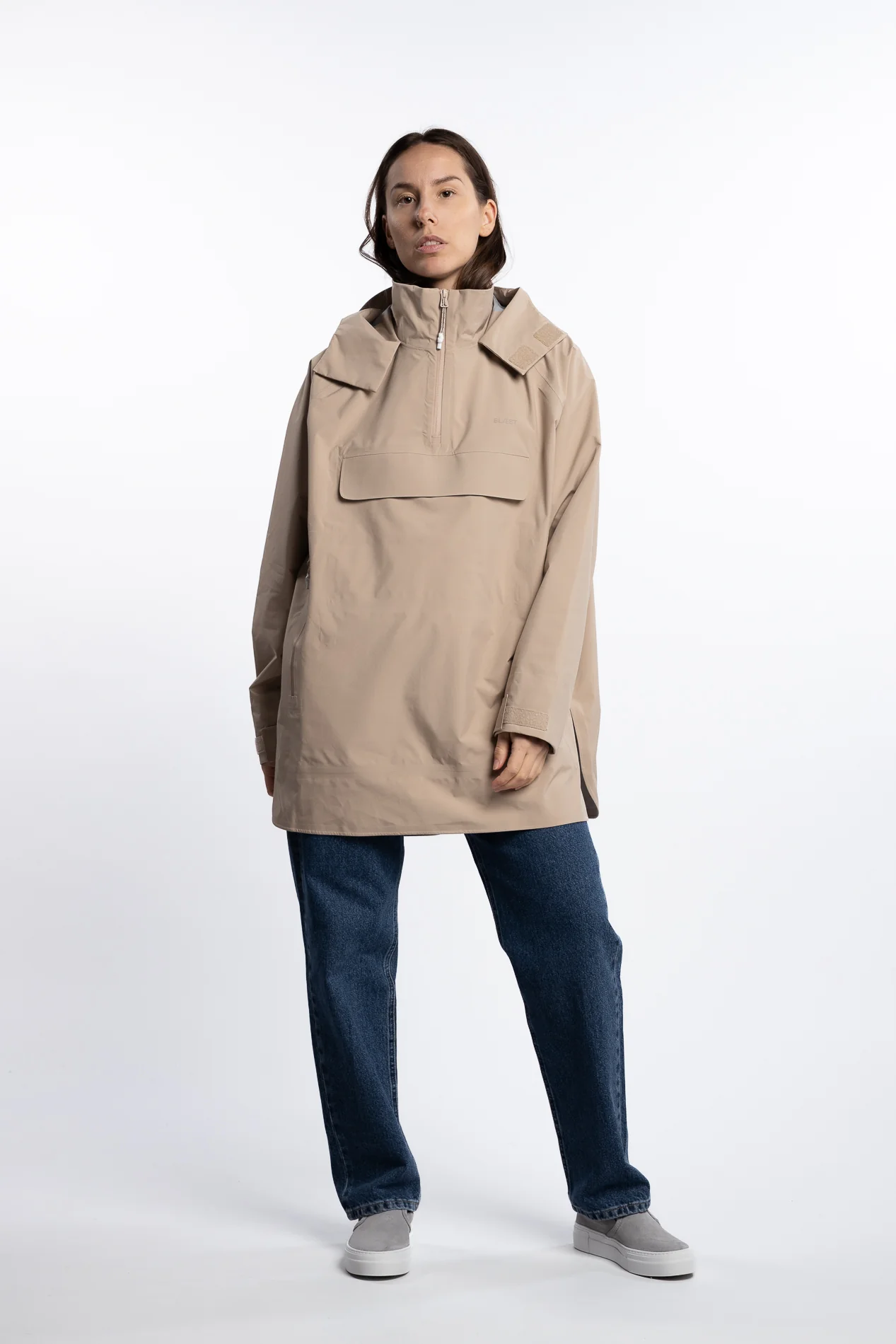 Voss Poncho- Beige - Image 3