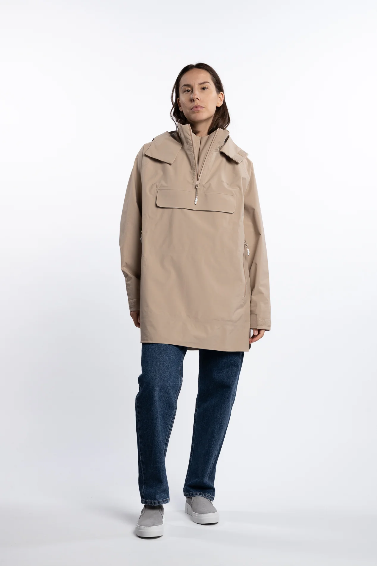 Voss Poncho- Beige - Image 4