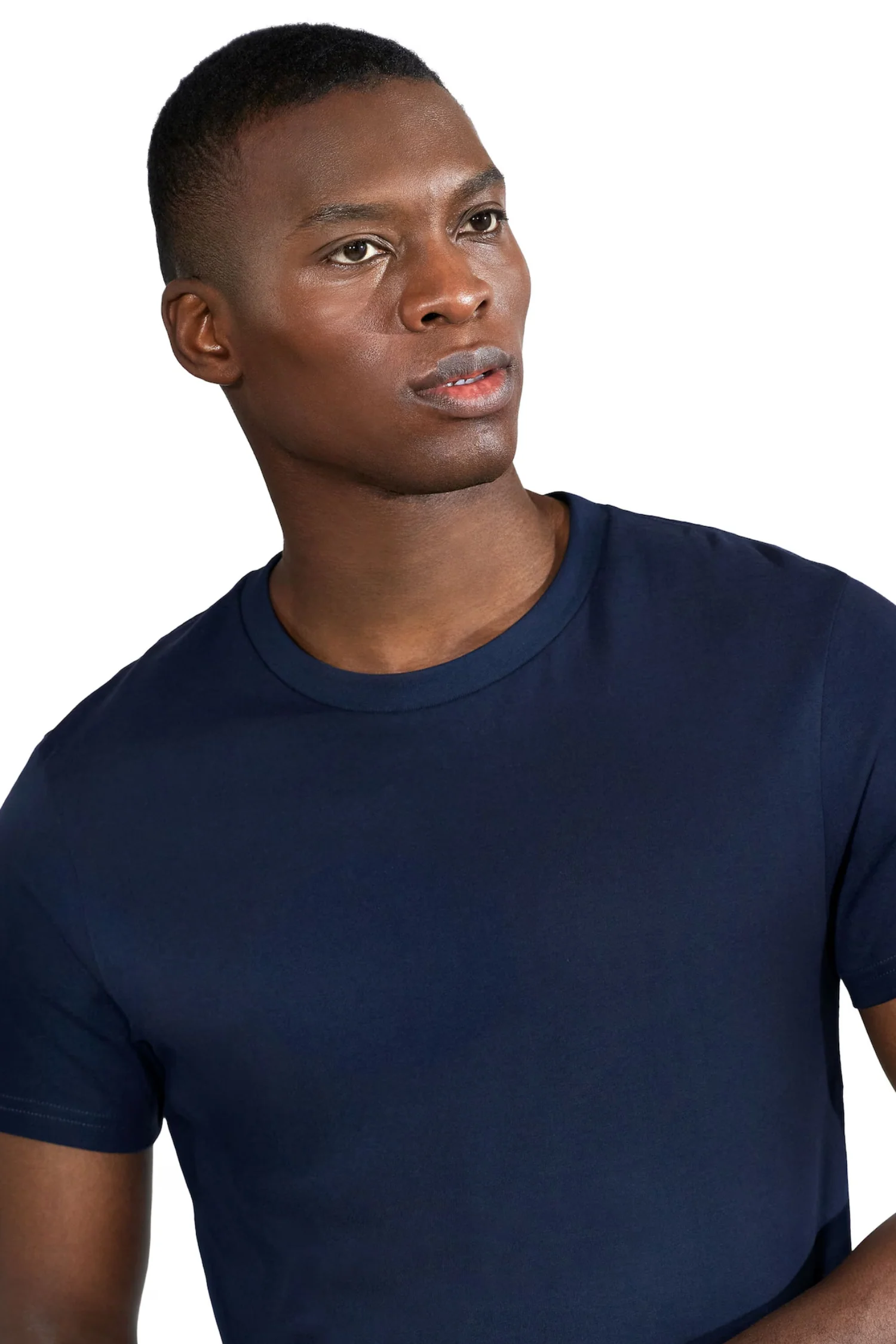 Crew Neck Regular Navy - Image 3