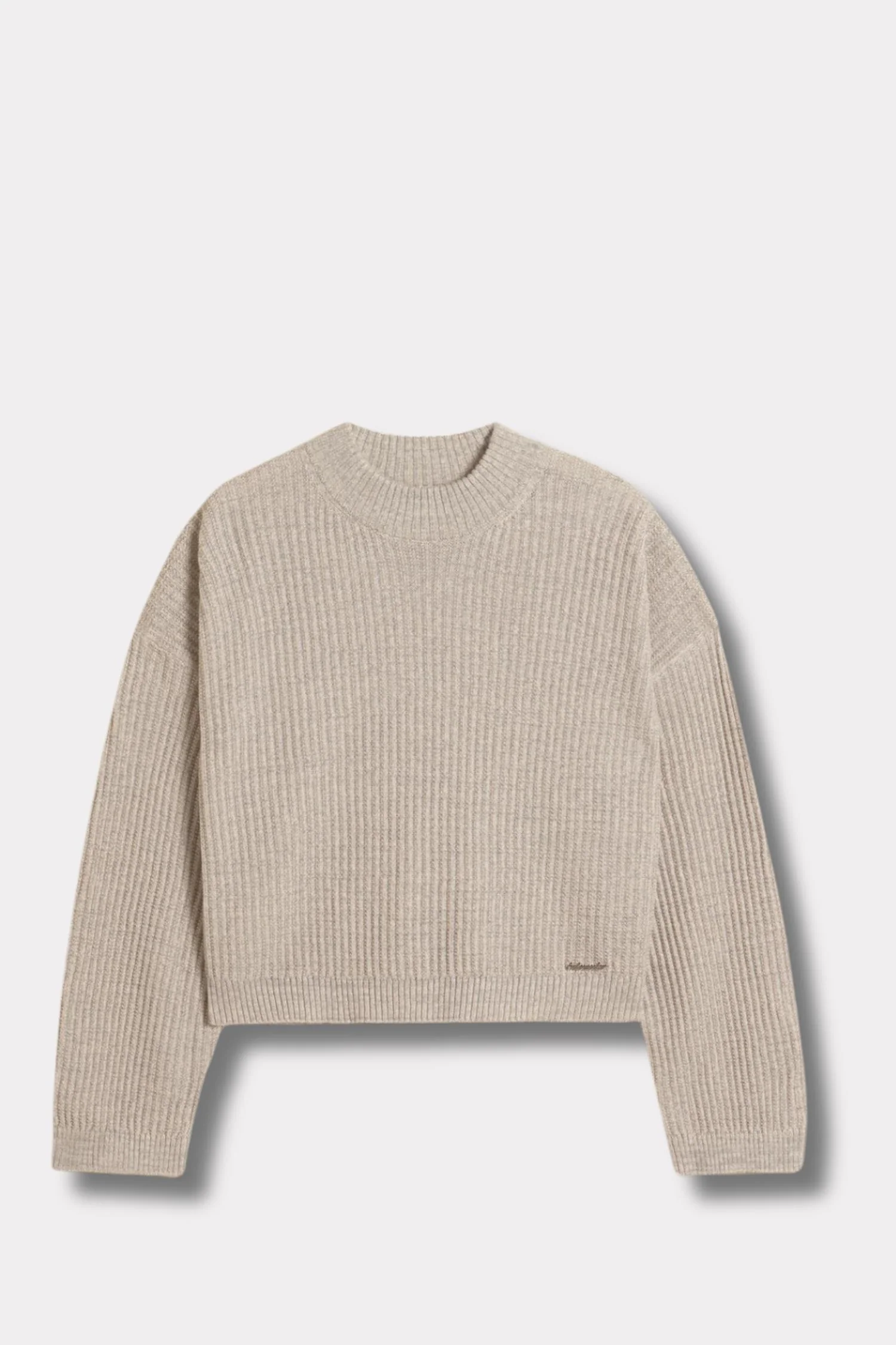 Line Crew Neck- Grey Mix - Image 6