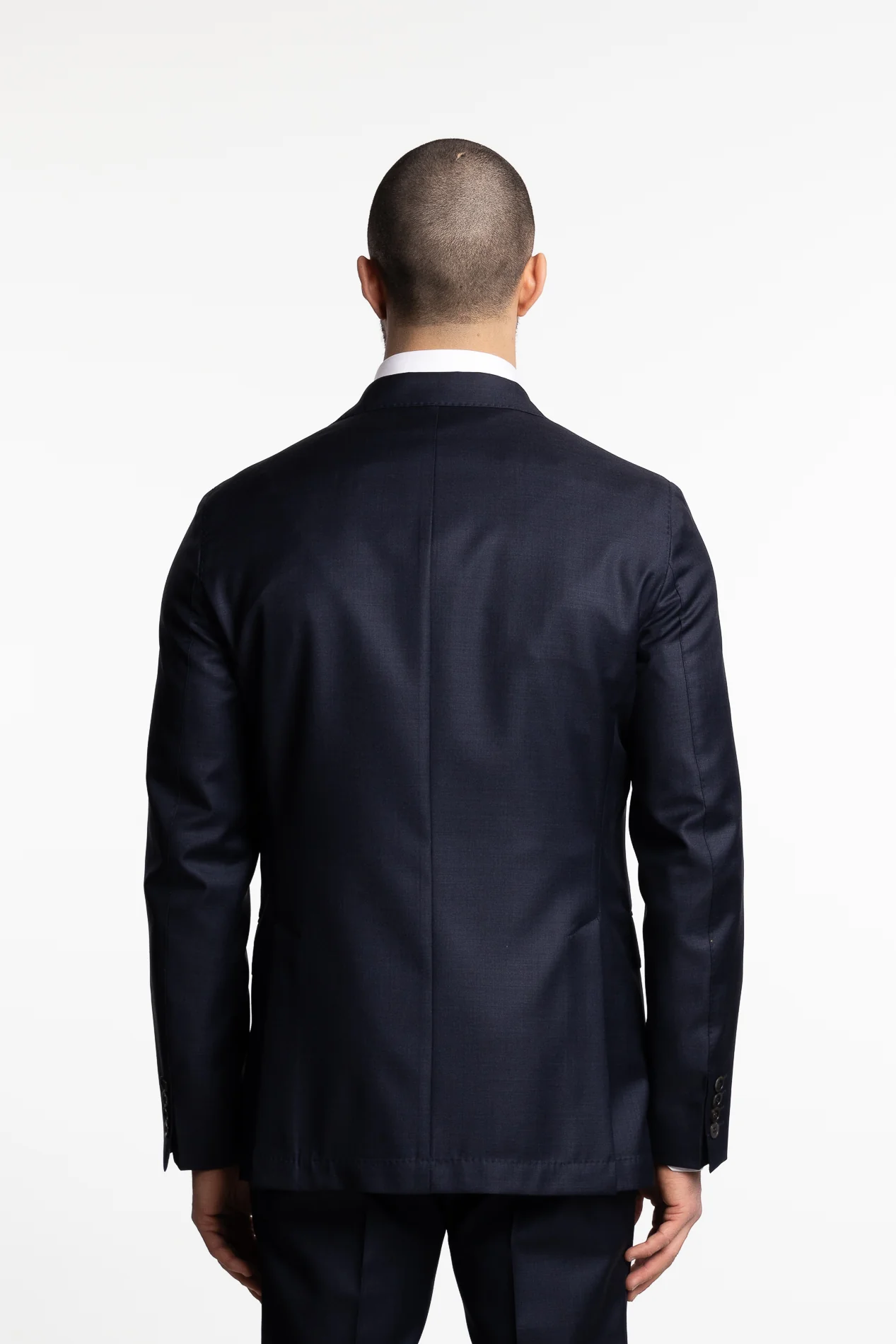 Sienna Slim Fit Blazer Dark Blue Melange - Image 3