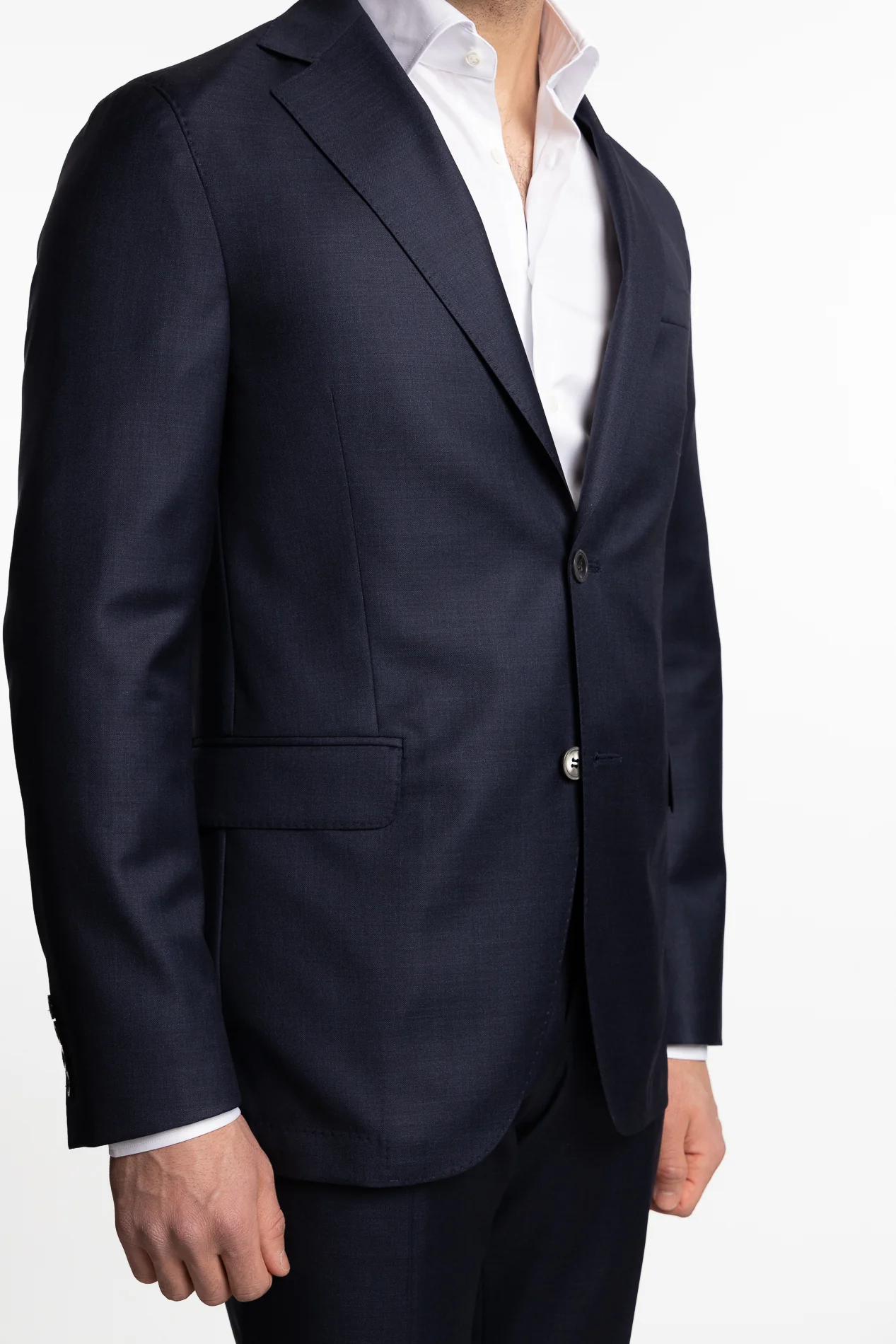 Sienna Slim Fit Blazer Dark Blue Melange - Image 8