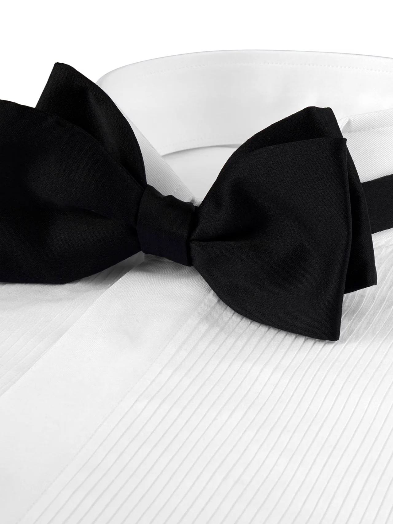 Slimline Plaza Tuxedo Smoking Shirt Wing Collar White - Image 4
