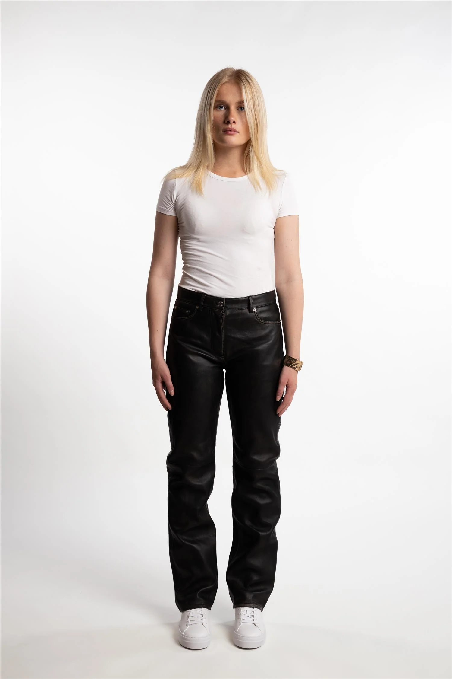 Salynn Trousers 15344- Washed Black Olive - Image 5