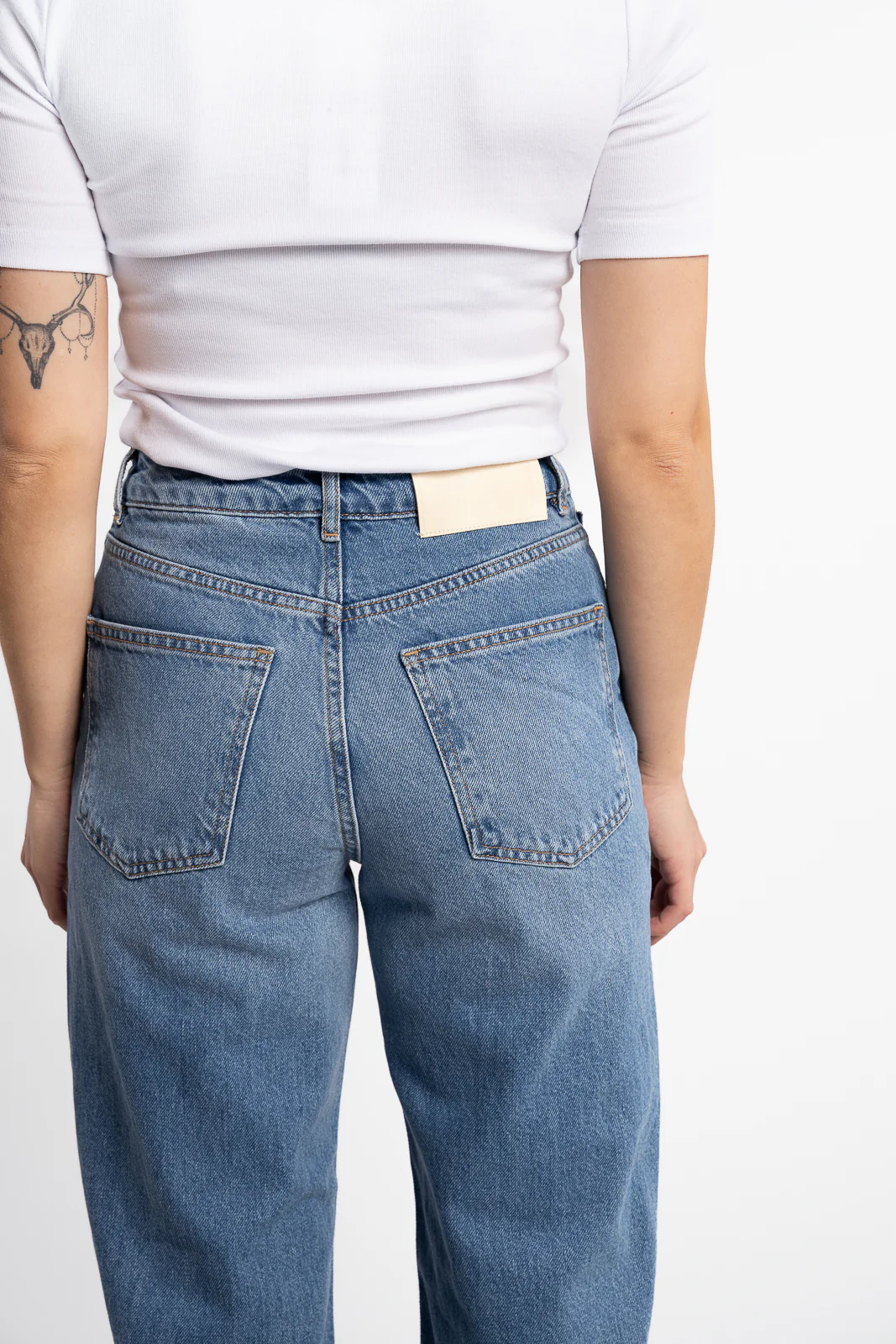W Wide Jeans- Lt. Blue - Image 4