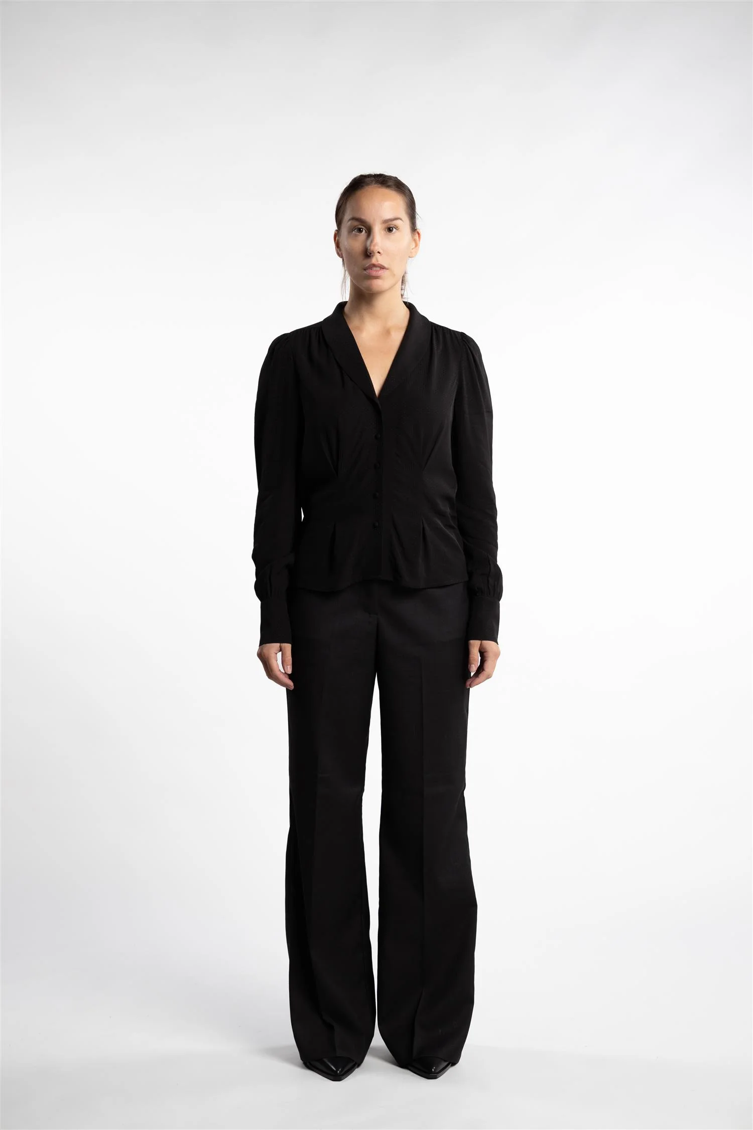 Ylva Blouse- Black - Image 7
